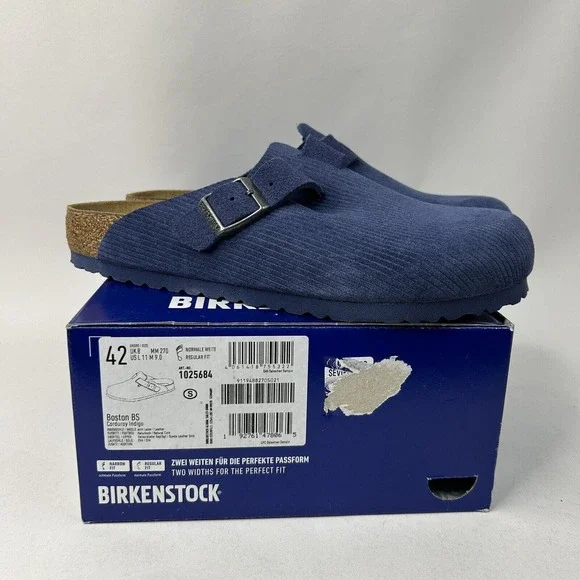 Birkenstock Boston “Corduroy Indigo” 2024 - Picture 1 of 4